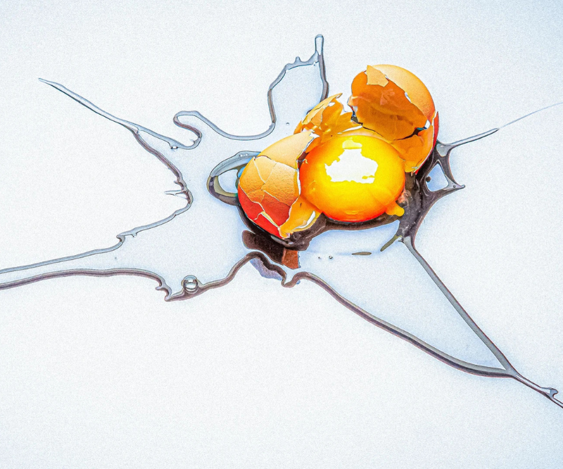 A broken egg